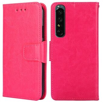 For Sony Xperia 1 IV Smartphone Shell Magnetisk lukking PU lær lommebokdeksel Flip Stand Folio Telefonveske