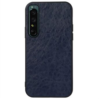 For Sony Xperia 1 IV Crazy Horse Texture PU-skinnbelagt mobiltelefonveske TPU + PC Hybrid bakdeksel