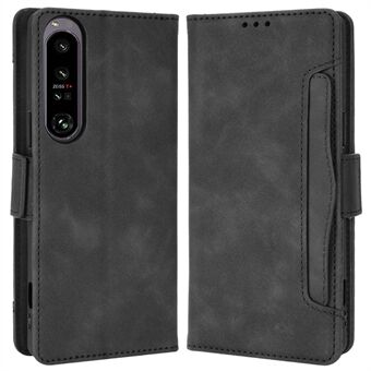 Anti- Scratch telefonveske til Sony Xperia 1 IV, magnetisk flip lommebok-stil Stand telefondeksel i PU-skinn