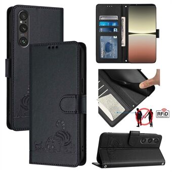 YB Imprinting Series-9 for Sony Xperia 1 V Case Stand View Leather Phone Cover Cat Mouse Pattern

YB Imprinting-serien-9 for Sony Xperia 1 V etui Stativ Vis Lærtelefondeksel Kattemusmønster