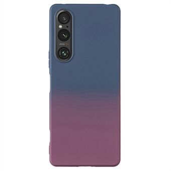 For Sony Xperia 1 V-deksel Neon Gradient Color TPU Skin-Touch-telefonomslag