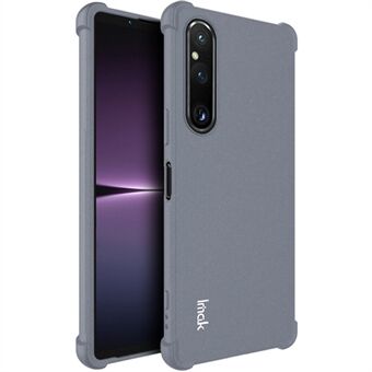 IMAK For Sony Xperia 1 V Mobiltelefonveske Fire hjørner Airbag Fallsikker TPU matt telefondeksel