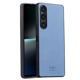 VILI TH-serien Telefonveske for Sony Xperia 1 V, PU-lærbelagt PC+TPU-mobildeksel