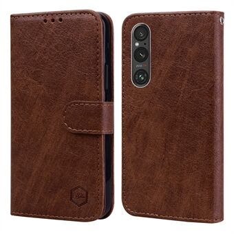 For Sony Xperia 1 V Solid Color PU Leather Wallet Case Book Style Cell Phone Stand Cover
Til Sony Xperia 1 V Solid farge PU skinn lommebokveske bokstil mobiltelefonstativdeksel