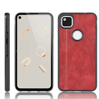 PU-lærbelagt PC + TPU-telefondeksel for Google Pixel 4a