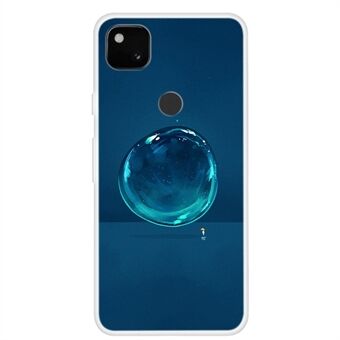 Mønstertrykket myk TPU-beskyttelsesveske for Google Pixel 4a