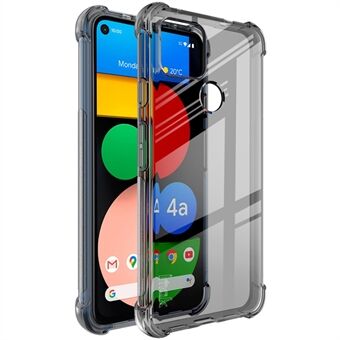 IMAK Silky Anti-drop TPU-skall-etui for Google Pixel 4a 5G med skjermbeskyttelsesfilm.