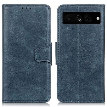 For Google Pixel 7 Pro PU lær Crazy Horse tekstur Stå Lommebok Deksel Anti-fall Mobiltelefon Flip-etui