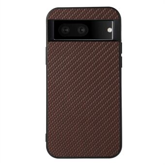 For Google Pixel 7 Ripesikkert Slagfast PU-lærbelegg PC + TPU-deksel med Karbonfiber Tekstur Telefondeksel