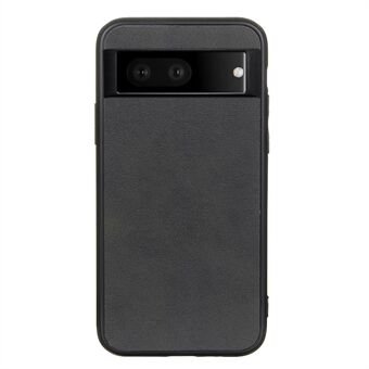 For Google Pixel 7 Teksturert PU-lær mobildeksel Anti-fingerprint Hybrid TPU + PC Cover