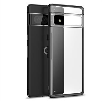 For Google Pixel 7 Armor Series Matte Design Støtsikker Deksel Gjennomsiktig Hard PC Bakside Myk TPU Bumper Ramme Telefondeksel