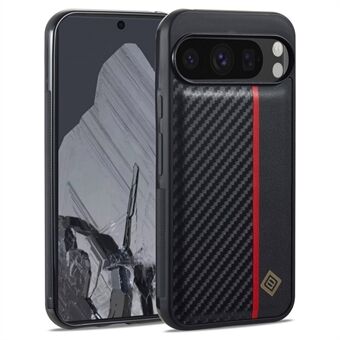 LC.IMEEKE for Google Pixel 9 Pro XL-etui med karbonfiberstruktur, beskyttende telefondeksel.