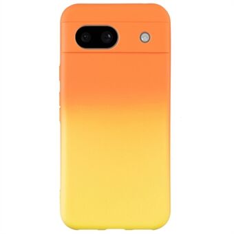 For Google Pixel 8a Dekselet Myk TPU Skin-Touch Mobildeksel Gradient Farge