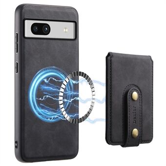 DENIOR D14 for Google Pixel 7a Magnetisk Etui 2-i-1 Avtagbar Kortholder Veske PU+PC+TPU Telefondeksel