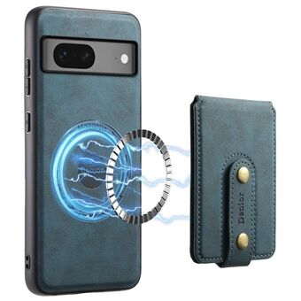 DENIOR D14 for Google Pixel 7 5G Magnetisk Etui 2 i 1 Avtakbart PU+PC+TPU Telefonomslag