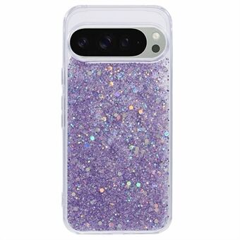 For Google Pixel 9 / 9 Pro Etui Glitrende Design Anti-Fall Myk TPU Telefondeksel