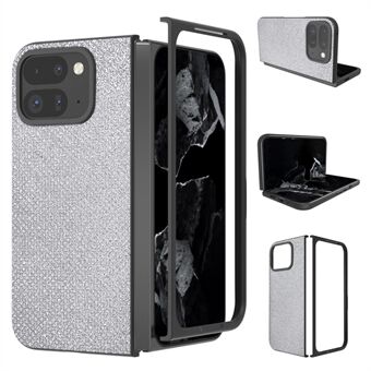 For Google Pixel 9 Pro Fold 5G Etui PU+PC Telefon Deksel Rhinestone Tekstur