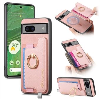 B5 For Google Pixel 7 5G Etui 2-i-1 Magnetisk Avtagbar Kortholder Lær+TPU Telefondeksel