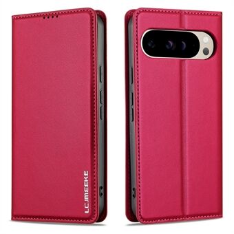 LC.IMEEKE L1 Serien for Google Pixel 9 Pro XL Etui PU Lær Lommebok Stativ Beskyttende Telefondeksel