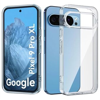 For Google Pixel 9 Pro XL Etui Anti-Fingeravtrykk Krystallklar TPU Telefondeksel