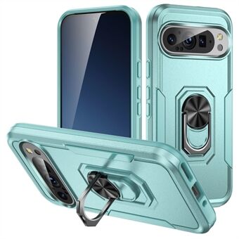 For Google Pixel 9 / Pixel 9 Pro Etui Militærgrad Ringstativ PC+TPU Telefondeksel