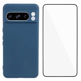 WANLONFENG RB2-serien for Google Pixel 8 Pro-etuier TPU-telefondeksel med skjermbeskytter