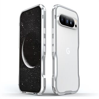 LUPHIE For Google Pixel 9 Pro XL Etui Metalldemper Ramme Støtsikkert Telefondeksel