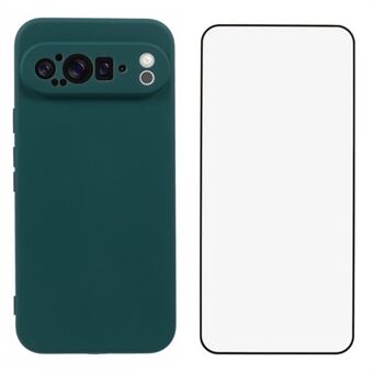 WANLONFENG RB2-serien for Google Pixel 9 Pro XL deksel TPU telefondeksel med skjermbeskytter