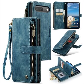 CASEME C30-serien for Google Pixel 9 Pro / Pixel 9 Etui PU-skinn 7 kortspor Lommebok Telefonomslag