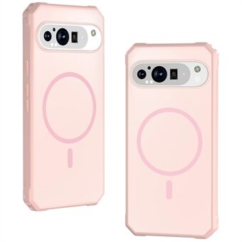 For Google Pixel 9 / 9 Pro Etui kompatibel med MagSafe beskyttende TPU+PC hybridtelefondeksel