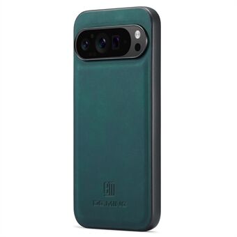 DG.MING For Google Pixel 9 Pro XL Etui PU Lærdekket PC+TPU Hybrid Telefonskall