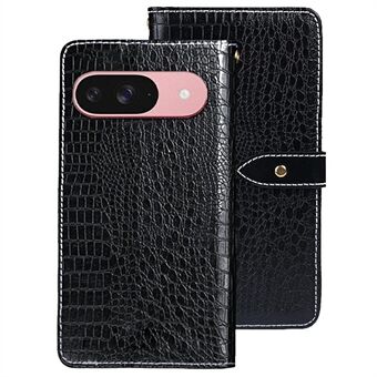 IDEWEI For Google Pixel 9 Pro / Pixel 9 Etui Krokodilledesign PU Lær Flip Telefondeksel