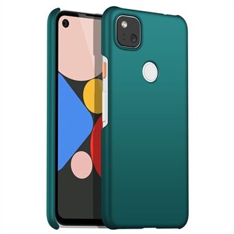 For Google Pixel 4a mobiltelefondeksel laget av hardplastikk, støtsikkert, ensfarget deksel for baksiden av mobilen.