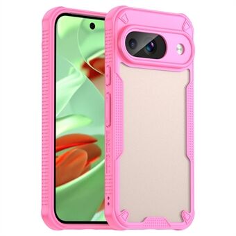 Armor-serien for Google Pixel 9 Etui PC+TPU Semi-transparent Frostet Finish Beskyttende Telefondeksel