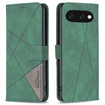 BINFEN COLOR BF05 For Google Pixel 9a Etui Lær Telefondeksel Lommebok Stativ