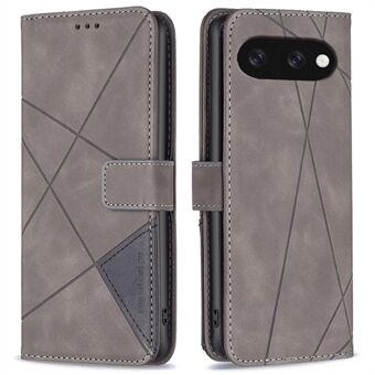 BINFEN COLOR BF05 For Google Pixel 9a Etui Skinn Telefon Deksel Lommebok Stativ