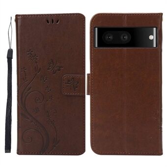 For Google Pixel 7 5G Anti-scratch Dustproof Phone Cover Wallet Stand PU Leather Imprinting Flower Butterflies Cell Phone Case

Til Google Pixel 7 5G Ripebestandig Støvbeskyttende Telefon deksel med lommebokstativ, PU-lær med avtrykk av blomster sommerfug