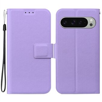 For Google Pixel 9 Pro / Pixel 9 Deksel Ultratynt PU-skinn + TPU Telefondeksel med Kortspor