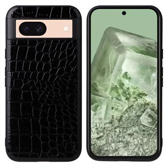 For Google Pixel 8a Etui PU Skinn+TPU+PC Telefon Bakdeksel