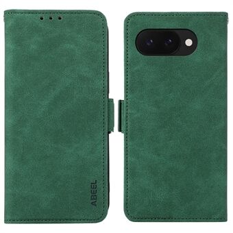 ABEEL For Google Pixel 9a Etui PU Lær Folio Stand Visning RFID-Blokkerende Telefondeksel