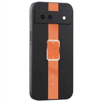 KADEM For Google Pixel 8a Etui Lær+TPU+Akryl Anti-Ripe Telefondeksel