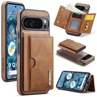 DG.MING M6 Series For Google Pixel 9 Pro XL Etui Magnetisk Lommebok PU+PC+TPU Telefondeksel