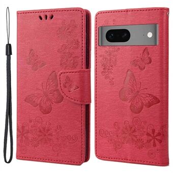 For Google Pixel 7 5G Butterflies Flower Imprinting PU Leather Cover Stand Wallet Magnetic Clasp Shockproof Case

For Google Pixel 7 5G, sommerfugler blomster preging PU-skinn deksel, stativ lommebok med magnetlås, støtsikker etui.