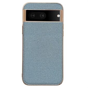 For Google Pixel 6a elektrolyse-telefonveske dekorert med rhinestones, TPU+PU skinnbeskyttelsesdeksel.