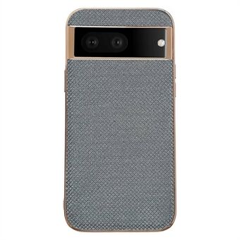 For Google Pixel 6a Elektrisk belagt telefonveske med rhinestonedekor, laget av TPU+PU-skinn, som gir beskyttelse.