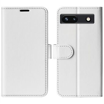 Stående telefondeksel for Google Pixel 7a i PU-skinnlommebok med galoppheststrukturert flip-cover