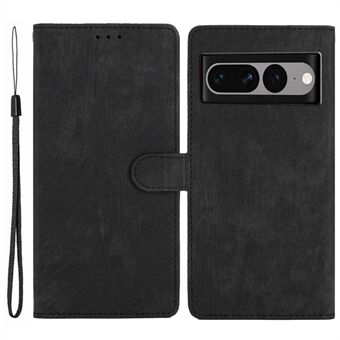 For Google Pixel 7 Pro 5G PU-lær + TPU-lommebok Deksel Skin-touch Stå Magnetisk Telefonveske