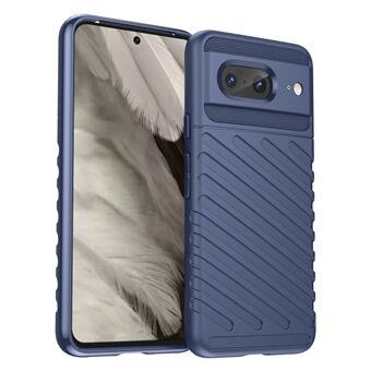 Thunder Series tykket telefonveske for Google Pixel 8, vevteksturert myk TPU-bakdeksel