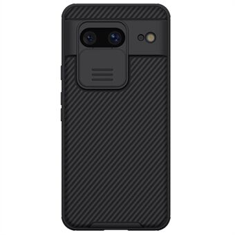 NILLKIN CamShield Pro-serien for Google Pixel 8-mobiltelefonveske, PC+TPU-deksel med skyvekamerabeskytter.