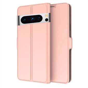 For Google Pixel 8 Pro-innehaver Mobildeksel i PU-skinn + TPU-mobilstativdeksel